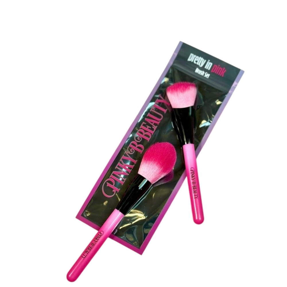 NEW PINKY B Beauty Pretty in Pink Brush Set